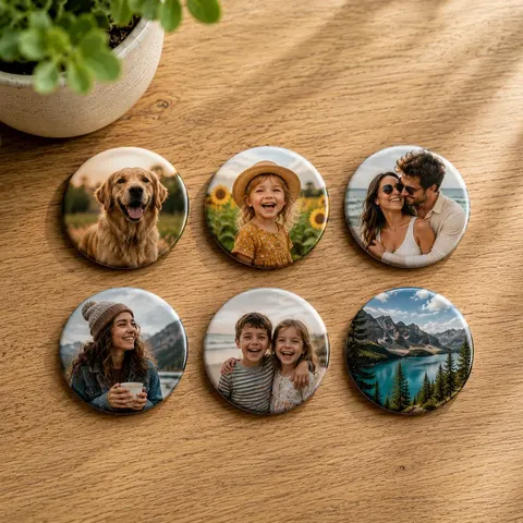 2.25" Round | Custom Photo Magnet